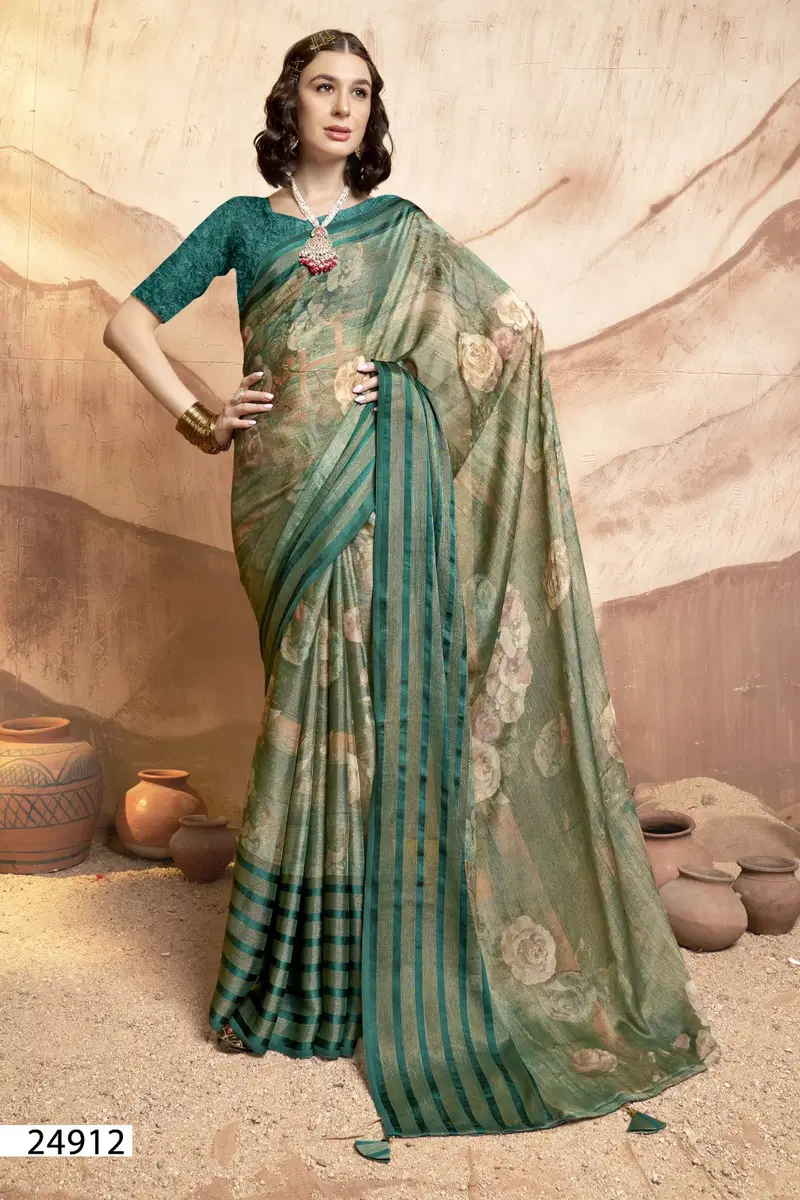 Devyosha Vol 2 By Vallabhi Printed Brasoo Sarees Wholesale Market In Surat